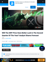 Will The XRP Price Have Better Luck In The Second Quarter Of The Year? Analyst Shares Forecast | Bitcoinist.com