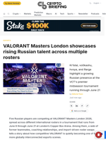 VALORANT Masters London showcases rising Russian talent across multiple rosters