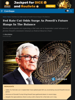 Fed Rate Cut Odds Surge As Powell's Future Hangs In The Balance