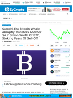 Satoshi-Era Bitcoin Whale Abruptly Transfers Another $4.7 Billion Worth Of BTC, Stoking Fears Of Sell-Off ⋆ ZyCrypto