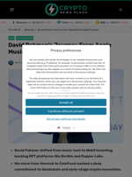 David Pakman's Journey From Apple Music To Web3 Visionary - Crypto News Flash