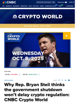 Why Rep. Bryan Steil thinks the government shutdown won’t delay crypto regulation: CNBC Crypto World