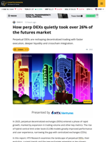 How perp DEXs quietly took over 26% of the futures market