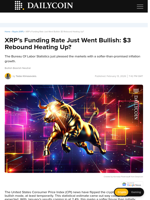 XRP’s Funding Rate Just Went Bullish: $3 Rebound Heating Up? - DailyCoin