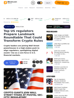 Top US regulators Prepare Landmark Roundtable That Could Transform Crypto Rules – Regulation Bitcoin News