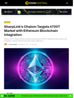 SharpLink's Chalom Targets $700T Market with Ethereum
