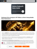 Platinum Price Analysis: XPT Slides as Short Setup Builds Near Resistance - Brave New Coin