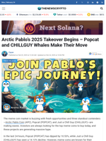 Arctic Pablo’s 2025 Takeover Begins – Popcat and CHILLGUY Whales Make Their Move - TheNewsCrypto