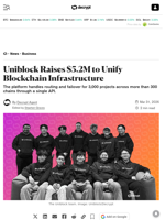 Uniblock Raises $5.2M to Unify Blockchain Infrastructure - Decrypt