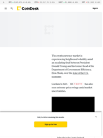 Cardano (ADA) Surges 3% After Dramatic 10% Plunge, Finds 'Strong Support'