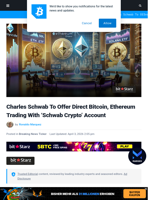 Charles Schwab To Offer Direct Bitcoin, Ethereum Trading With ‘Schwab Crypto’ Account | Bitcoinist.com