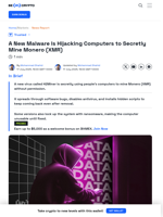 New Virus Secretly Hacks Computers to Mine Crypto