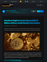 Resilient Digital Assets Record $3.17 Billion Inflows Amid Market Correction - Blockchain.News