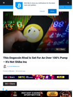 This Dogecoin Rival Is Set For An Over 100% Pump – It’s Not Shiba Inu | Bitcoinist.com