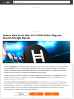 Hedera Price Stalls Near $0.22 With Bullish Flag and Bearish Triangle Signals - Brave New Coin