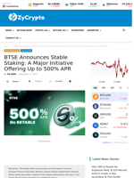 BTSE Announces Stable Staking: A Major Initiative Offering Up to 500% APR ⋆ ZyCrypto