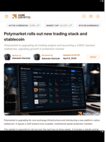 Polymarket rolls out new trading stack and stablecoin - AMBCrypto