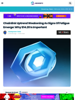 Chainlink Uptrend Weakening As Signs Of Fatigue Emerge: Why $14.20 Is Important