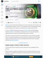 Ripple is bringing its regulated RLUSD stablecoin to MENA’s biggest crypto market