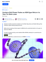 Cardano Bulls Struggle as ADA Eyes Potential Drop to $0.50