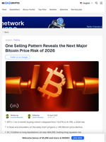 Bitcoin Price Risk Grows as Key Buyer Group Hits 2026 Low