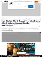 Key Stellar (XLM) Growth Metrics Signal Big Breakout Ahead: Details