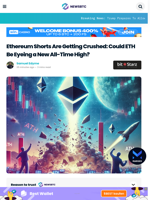 Ethereum Shorts Are Getting Crushed: Could ETH Be Eyeing a New All-Time High?