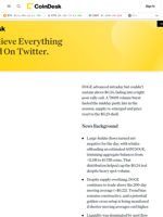 DOGE Holds Above 200DMA, Breakout Needs Daily Close Through $0.24