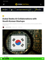 Dubai Seeks AI Collaborations with South Korean Startups - CoinCentral