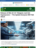 Release of iMe AI 3.0: Telegram Just Got Superpowers — The Update Everyone Will Talk About