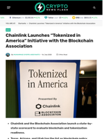 Chainlink Launches “Tokenized in America” Initiative with the Blockchain Association - Crypto News Flash