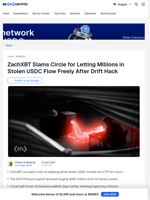 Why ZachXBT Is Slamming Circle Over Drift Protocol Attack