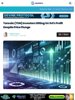 Toncoin (TON) Investors Sitting On 54% Profit Despite Price Plunge