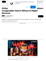 Shiba Inu (SHIB) Painting Worst Pattern Imaginable: Here's Where It Might Recover - U.Today