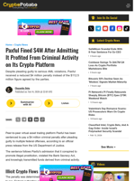 Paxful Fined $4M After Admitting It Profited From Criminal Activity on Its Crypto Platform