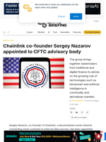 Chainlink co-founder Sergey Nazarov appointed to CFTC advisory body