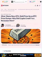 Silver New ATH, Bitcoin Dips: Why Did Crypto Crash?