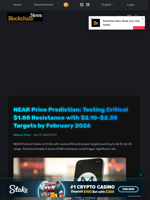 NEAR Price Prediction: Testing Critical $1.88 Resistance with $2.10-$2.35 Targets by February 2026 - Blockchain.News