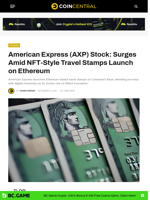 American Express (AXP) Stock: Surges Amid NFT-Style Travel Stamps Launch on Ethereum