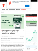 Top Crypto Coins 2025 - Cold Wallet, Ethereum, Cardano & Binance Coin Reviewed - NullTX