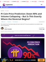 Pi Coin Price Prediction: Down 90% and Volume Collapsing – But Is This Exactly Where the Reversal Begins?
