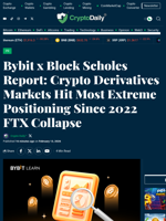 Bybit x Block Scholes Report: Crypto Derivatives Markets Hit Most Extreme Positioning Since 2022 FTX Collapse - Crypto Daily