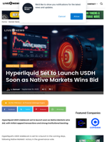 Hyperliquid Set to Launch USDH Soon as Native Markets Wins Bid