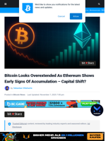 Bitcoin Looks Overextended As Ethereum Shows Early Signs Of Accumulation – Capital Shift? | Bitcoinist.com