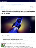 XRP Could Be a Big Winner as Global Liquidity Cycle Shifts
