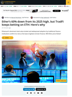 Ethereum Isn’t Dead: Why TradFi Keeps Betting On An ETH Surge