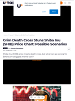 Grim Death Cross Stuns Shiba Inu (SHIB) Price Chart: Possible Scenarios - U.Today