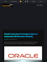 Oracle Launches 8 AI Agent Apps to Automate HR Decision-Making - Blockchain.News