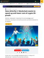 zkVerify Launches Mainnet To Cut ZKP Verification Costs