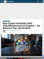 Buy Crypto Instantly with Visa/Mastercard on Cryptal - No Balance Top-Up Needed - TechBullion